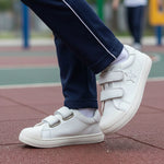Zapatilla "Star" School Blanca con velcro- Kids