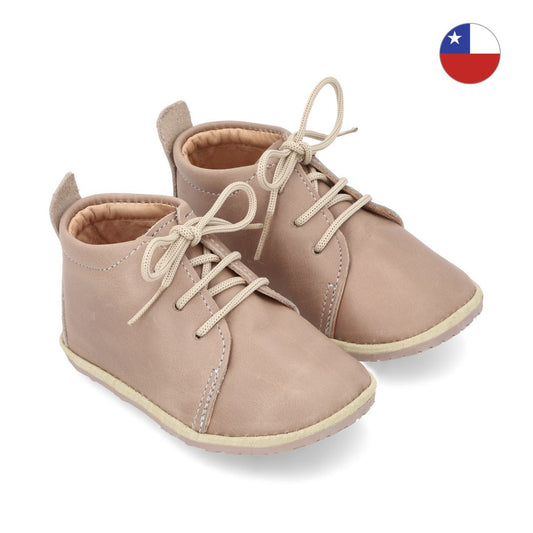 Botín "Cordón" Beige - Baby