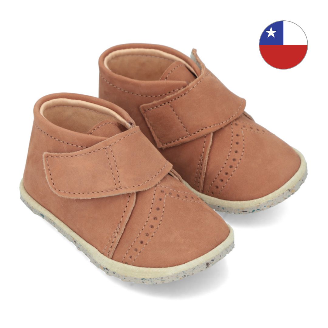Zapato "Comfy Plus" Café Gamuza - Infant