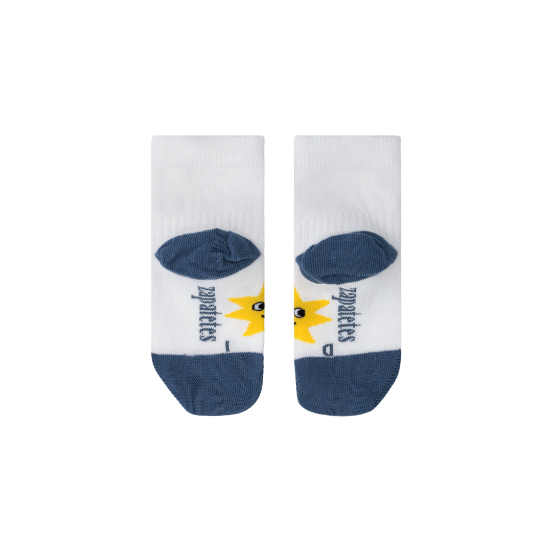 Pack de 3 Calcetines Ergonómicos Blancos School Talla 19-21