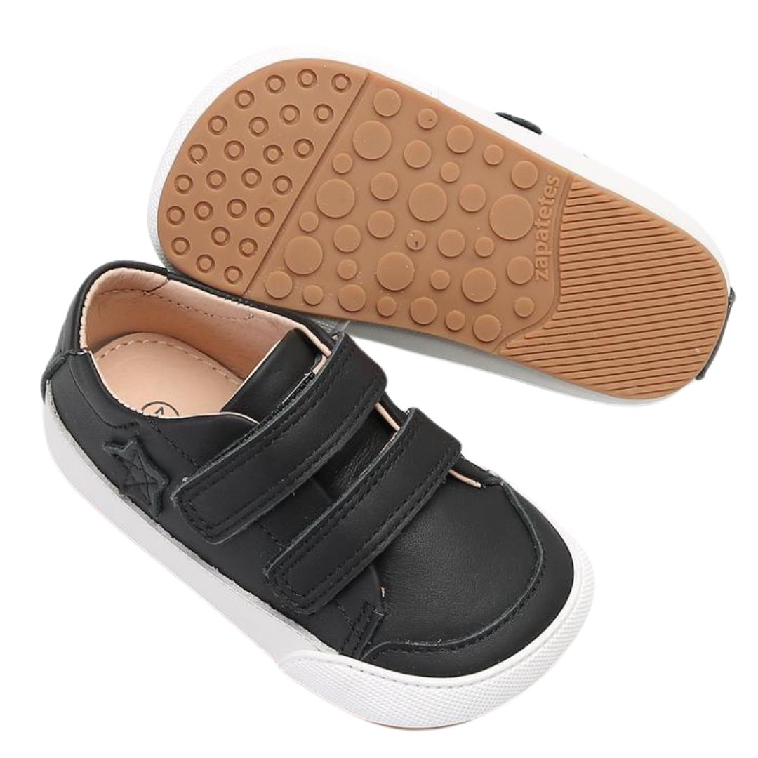 Zapatilla "Star" School Negra con velcro - Infant