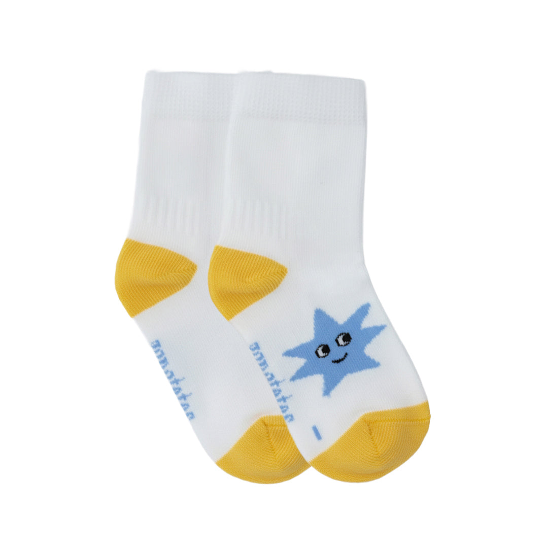 Pack de 3 Calcetines Ergonómicos Blancos School Talla 22-24