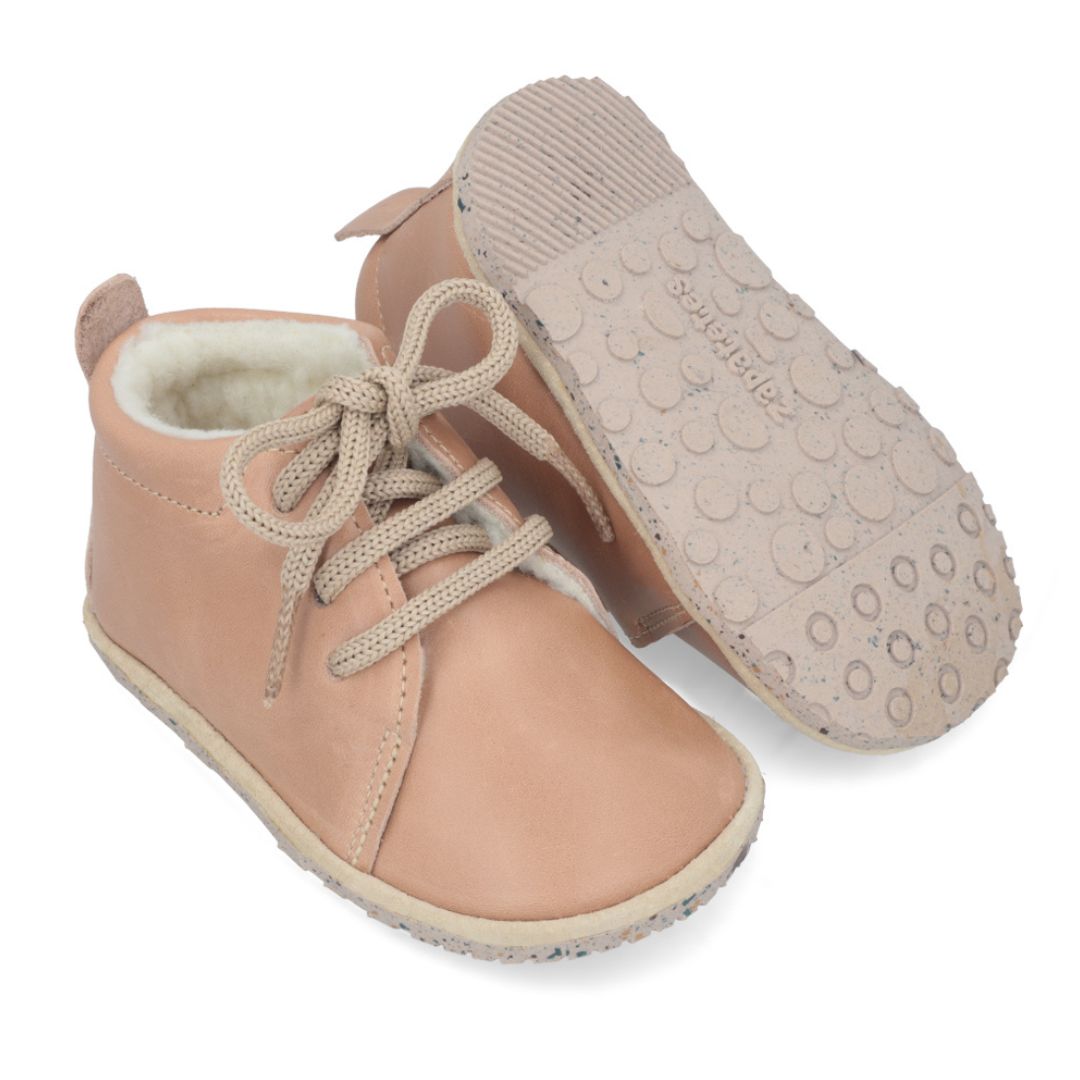 Botín "Cordón" Camel con Chiporro - Infant