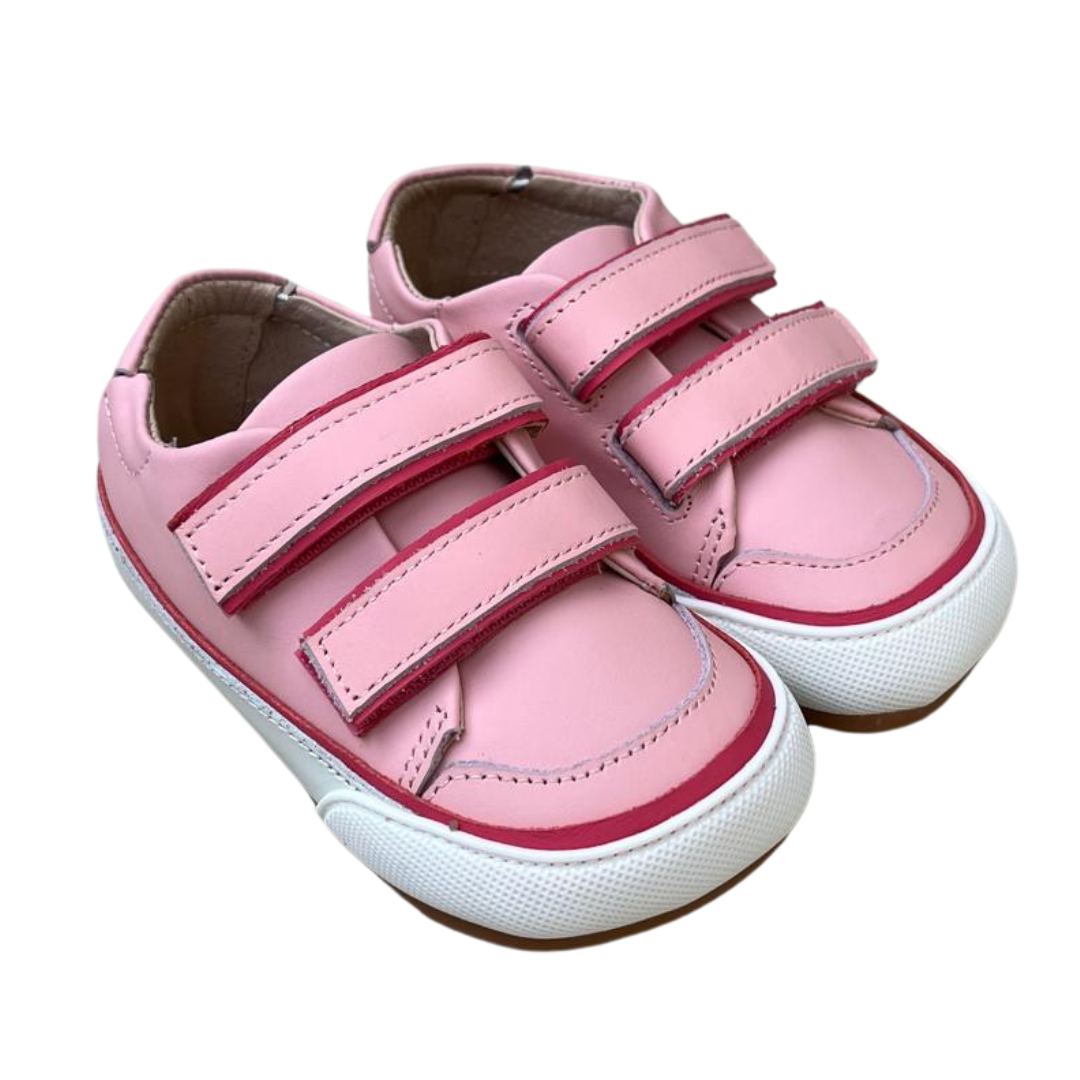 Zapatilla Cuero "Fashion" Rosada - Infant