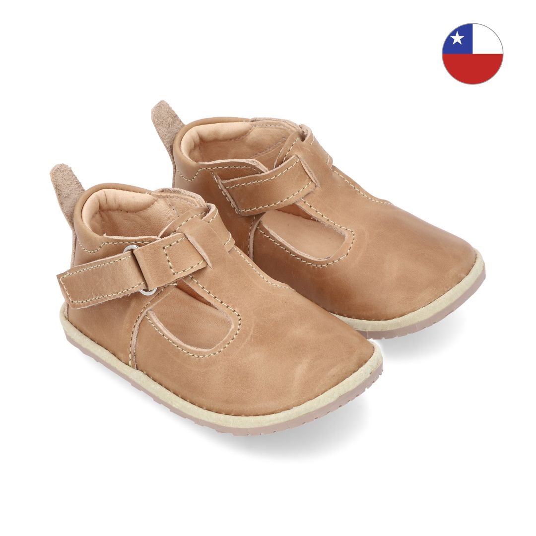 Zapato "Open" Camel - Baby