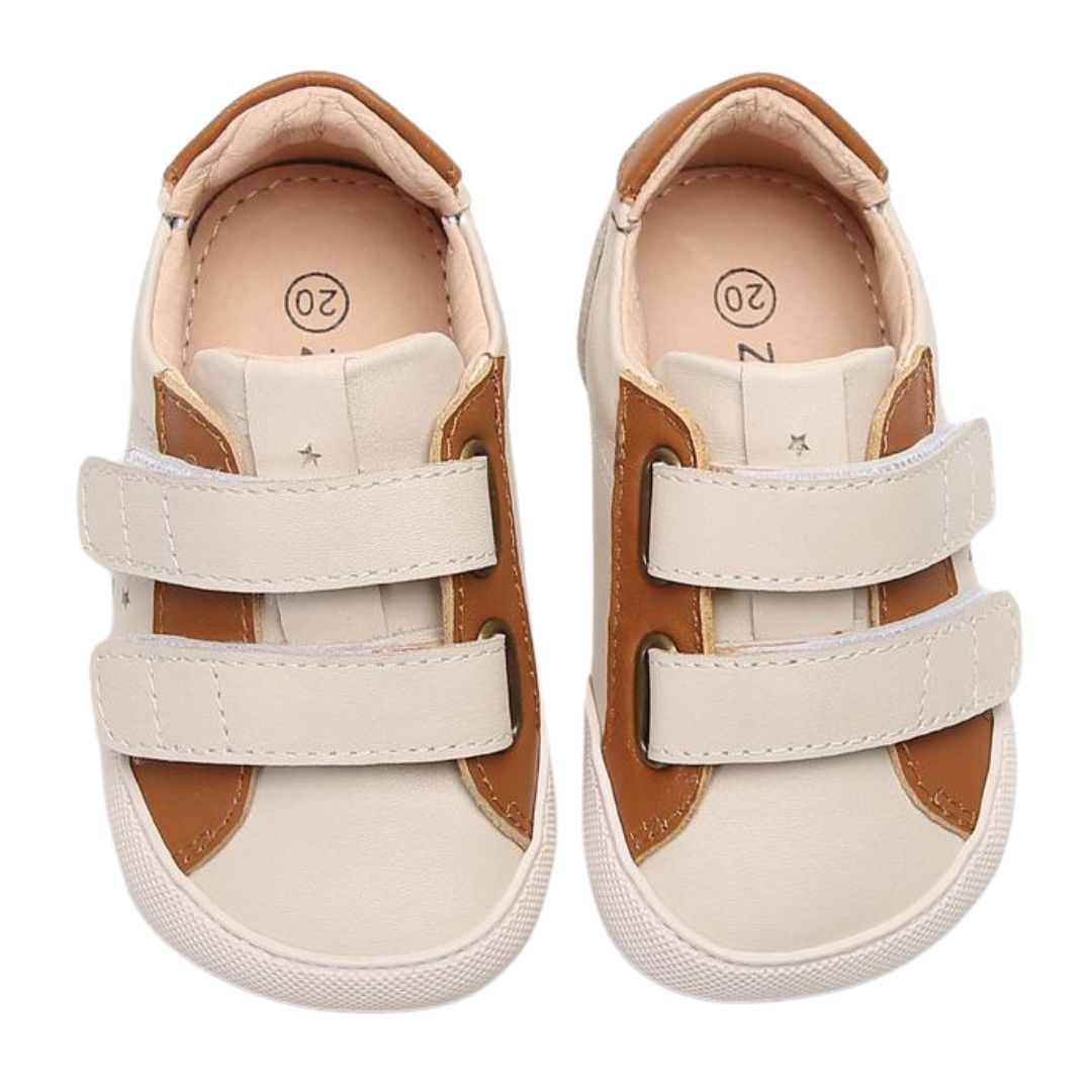 Zapatilla "Twist" Beige/Café - Baby