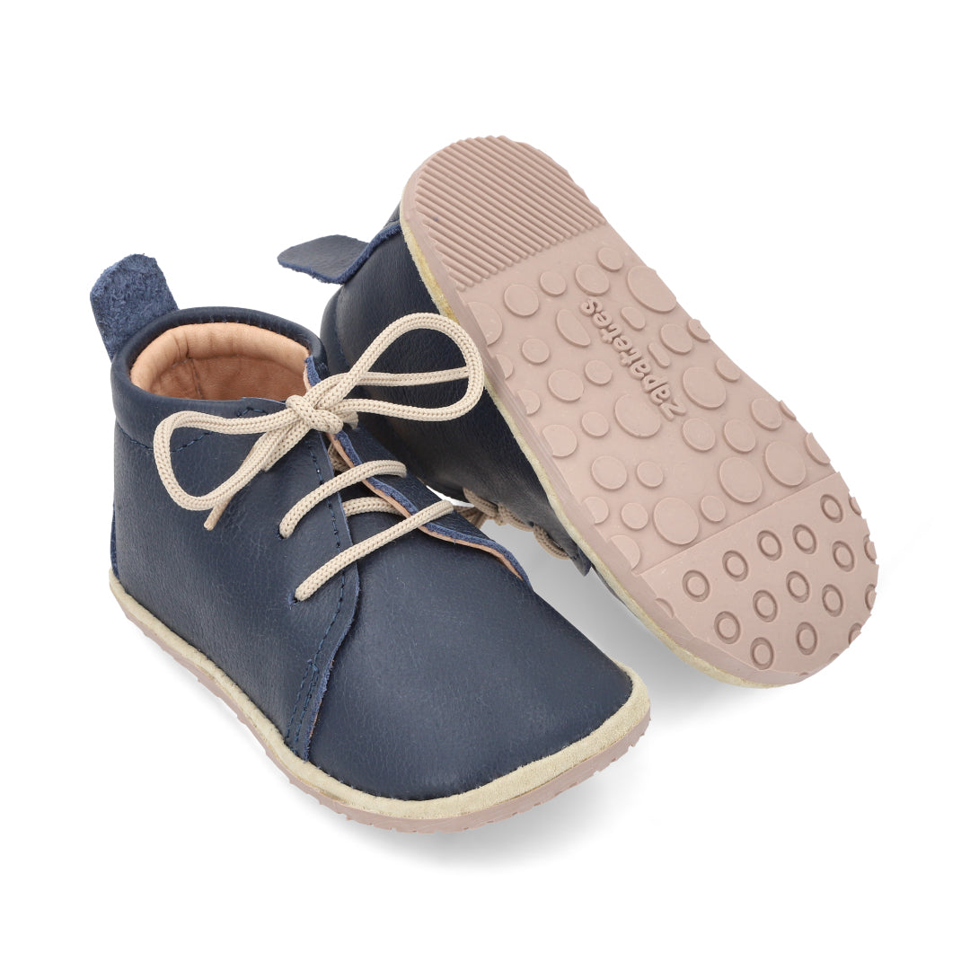 Botín "Cordón" Azul Marino - Infant