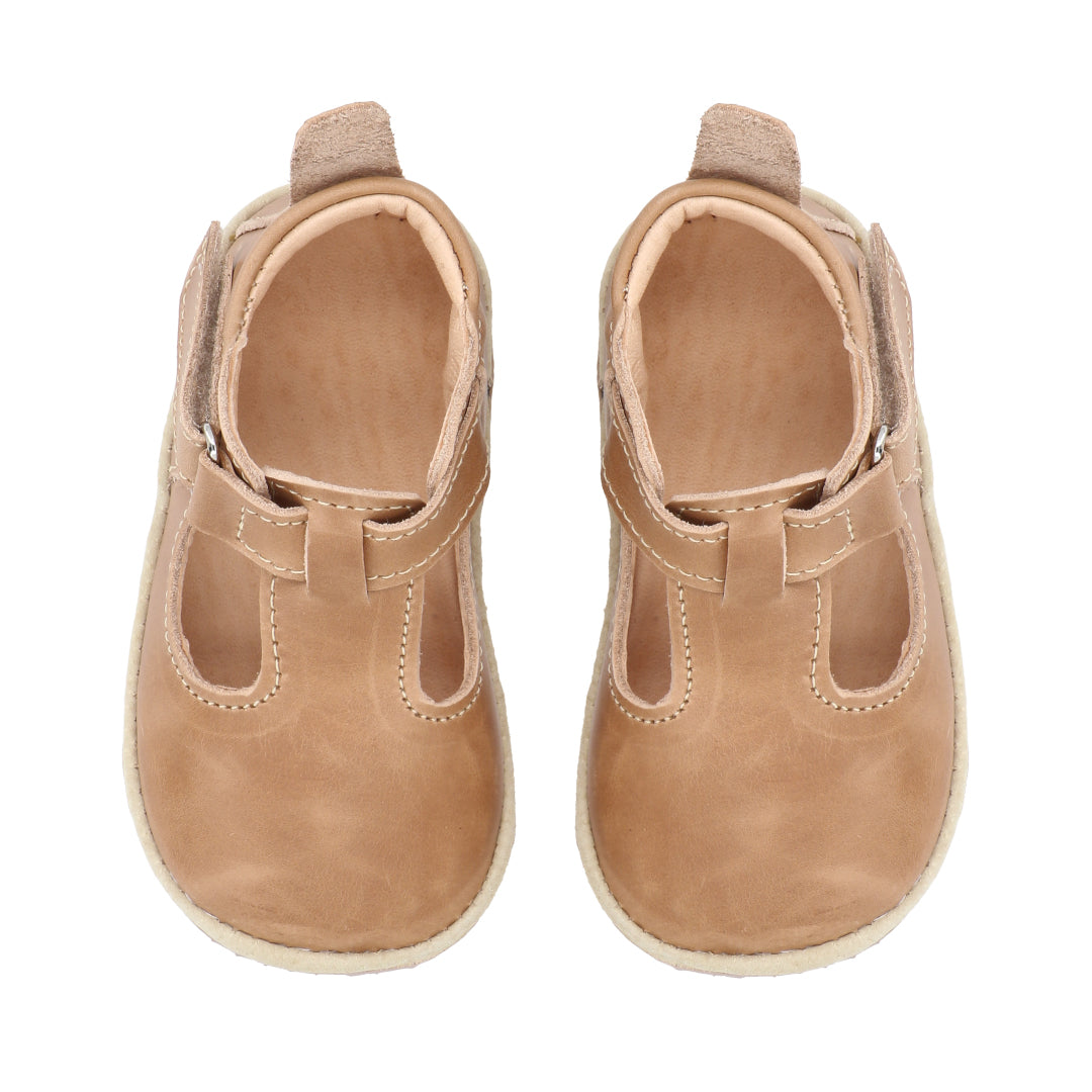 Zapato "Open" Camel - Baby