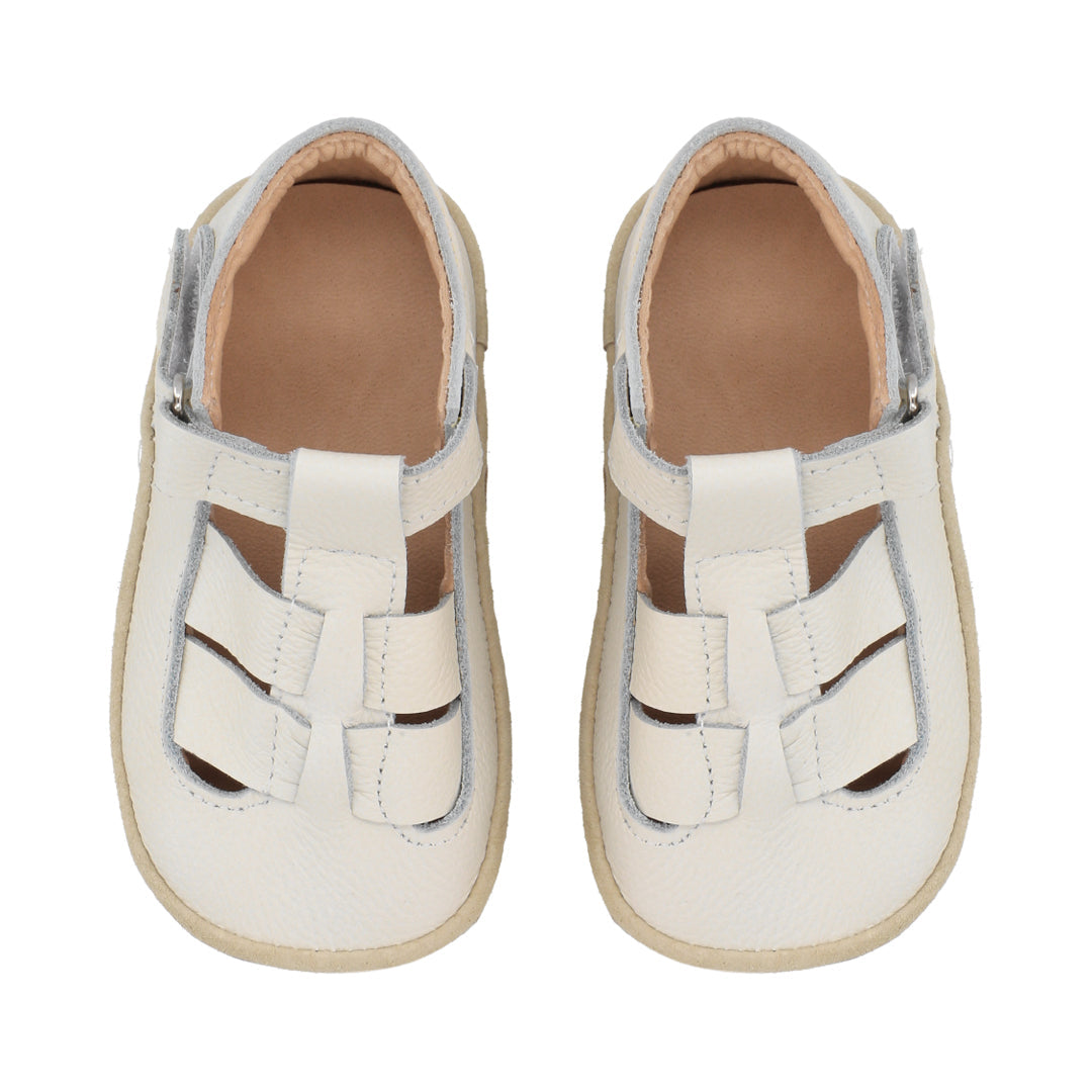 Sandalia Ergonómica Crudo con velcro - Infant