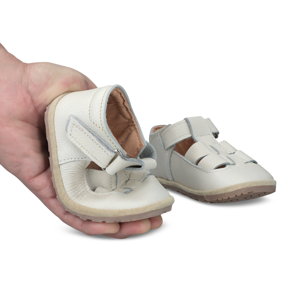 Sandalia Ergonómica Crudo con velcro - Infant