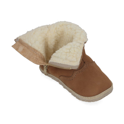 Botita "Perfect" Café Gamuza con Chiporro - Infant