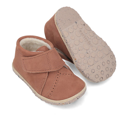 Zapato "Comfy Plus" Café Gamuza con Chiporro - Infant