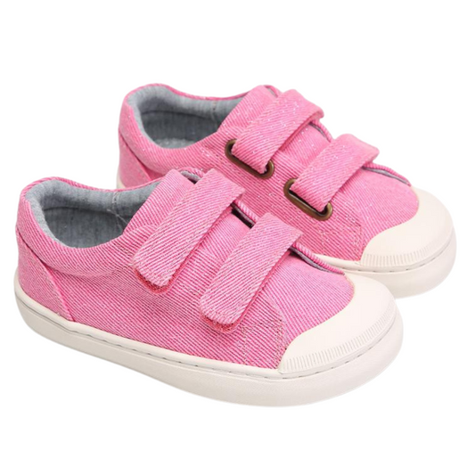 Zapatilla Lona "Fresh" Fucsia con Brillos - Kids