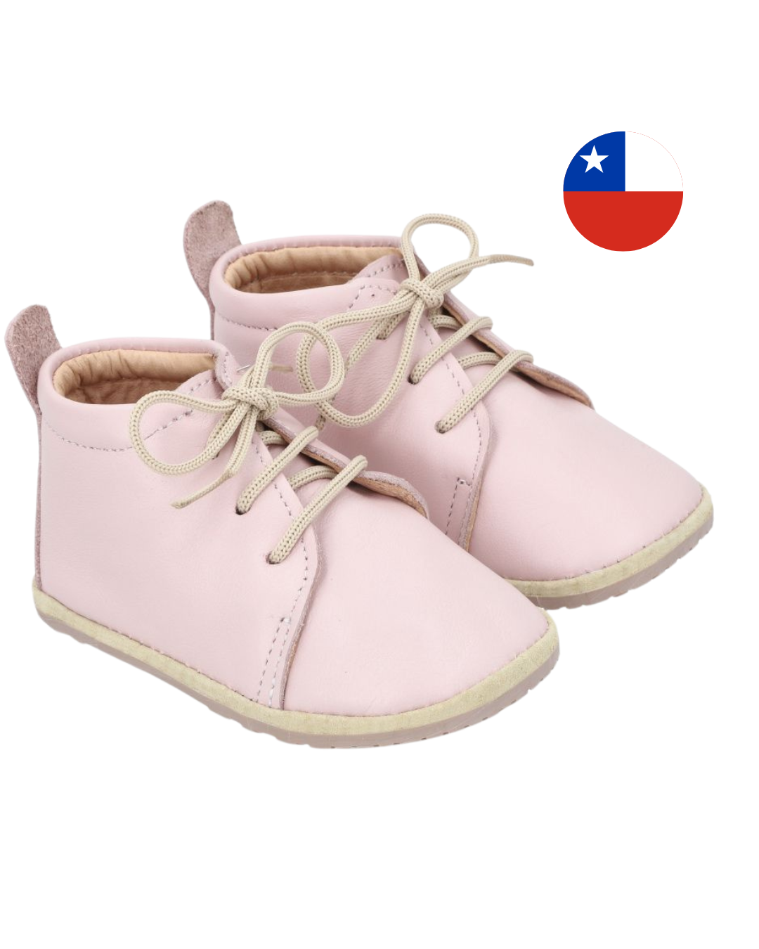 Botín "Cordón" Rosado - Baby