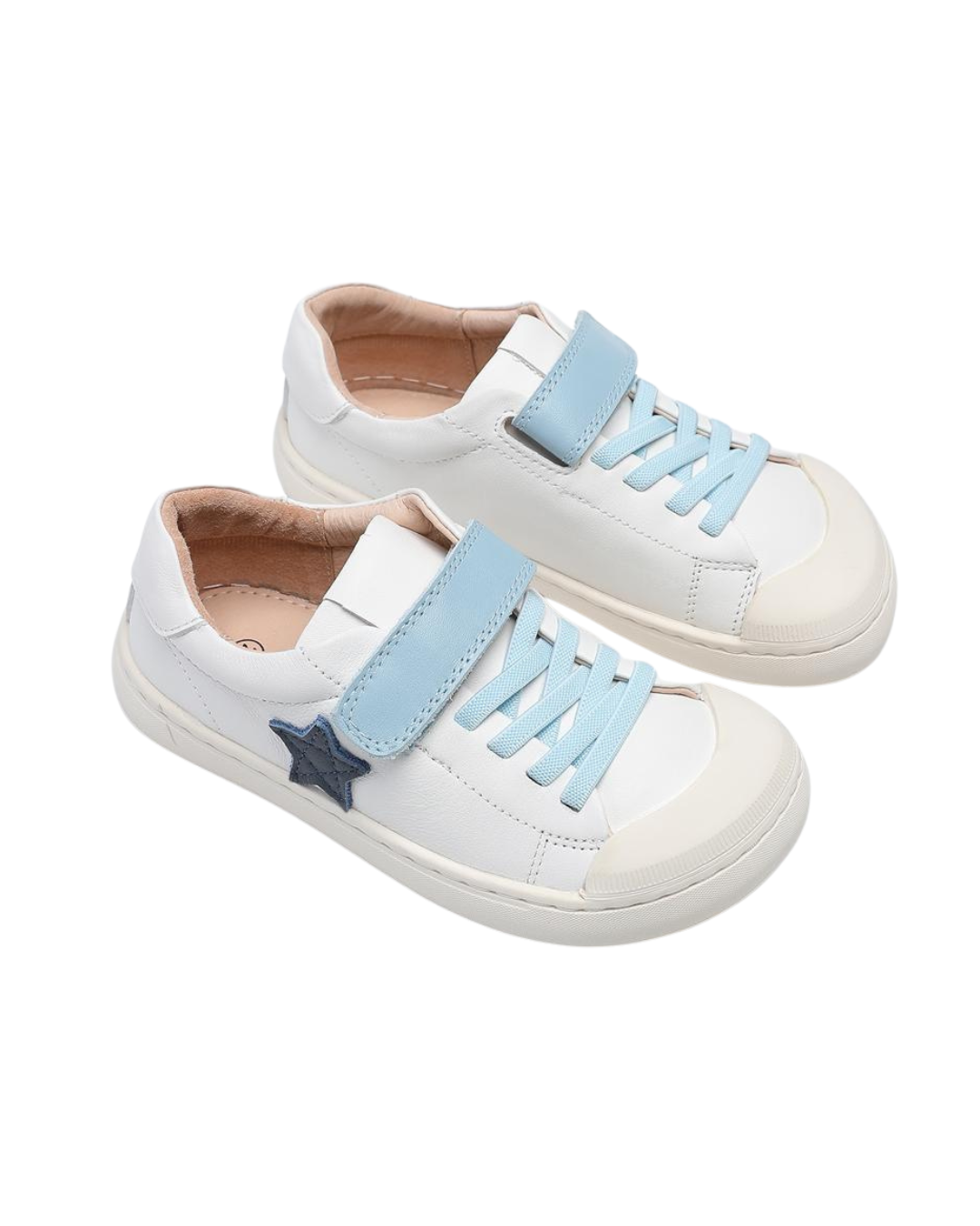 Zapatilla New "Star" Blanca con estrella Azul - Toddler
