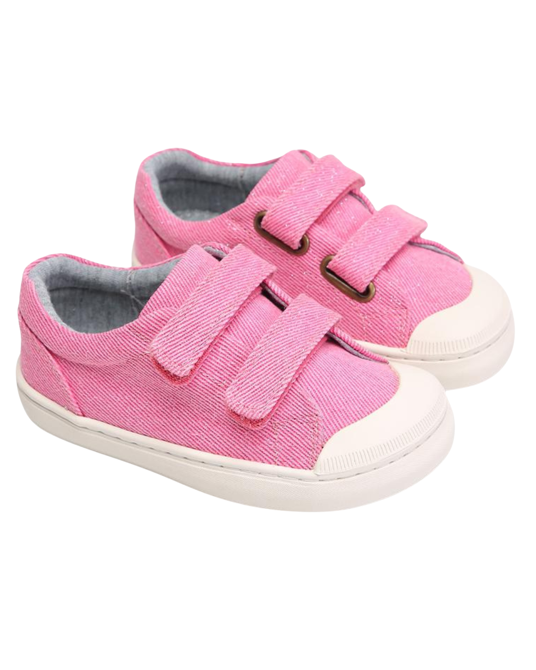 Zapatilla Lona "Fresh" Fucsia con Brillos - Kids