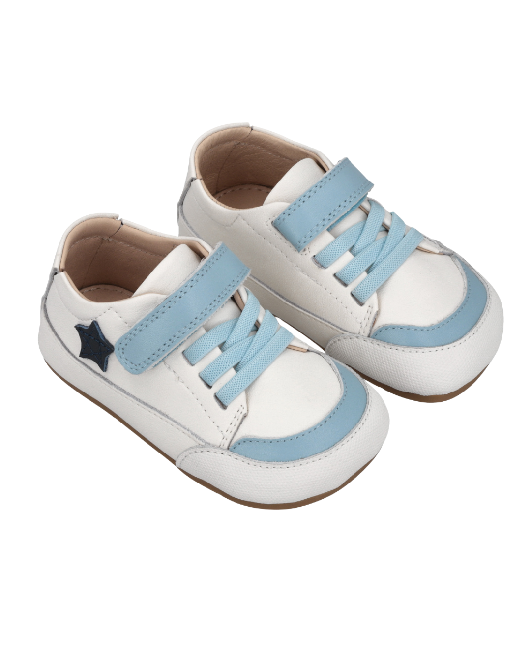 Zapatilla New "Star" Blanca con Estrella Azul - Infant