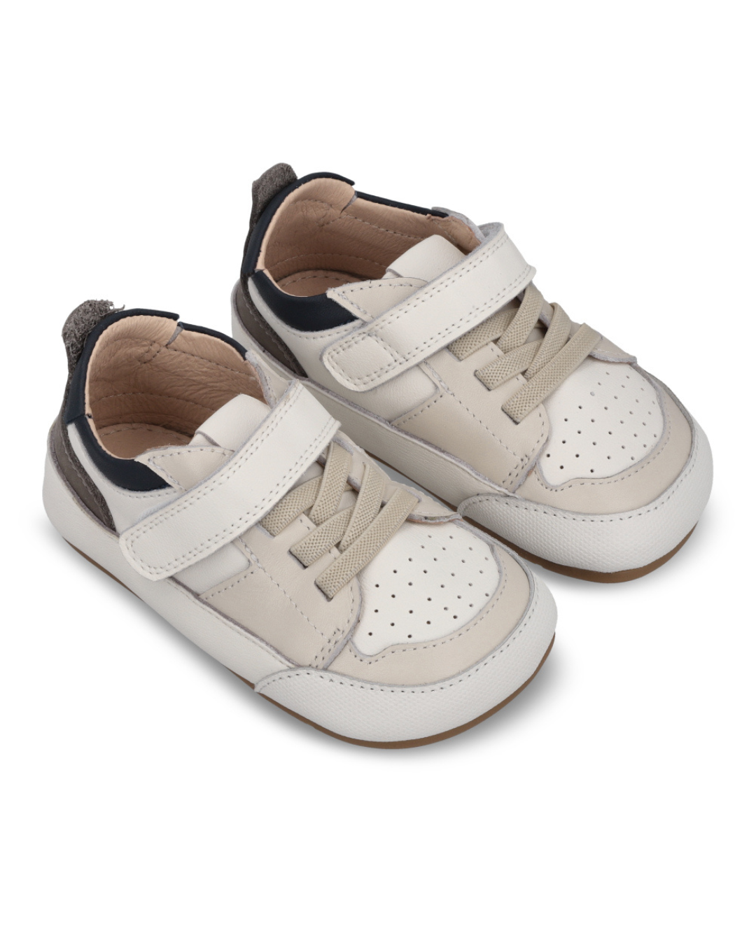Zapatilla "Fun" Beige con Azul - Baby