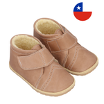 Botín Corto "Comfy Plus" Beige con Chiporro - Infant