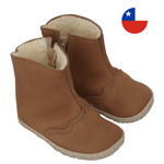 Botita "Perfect" Café Gamuza con Chiporro - Infant
