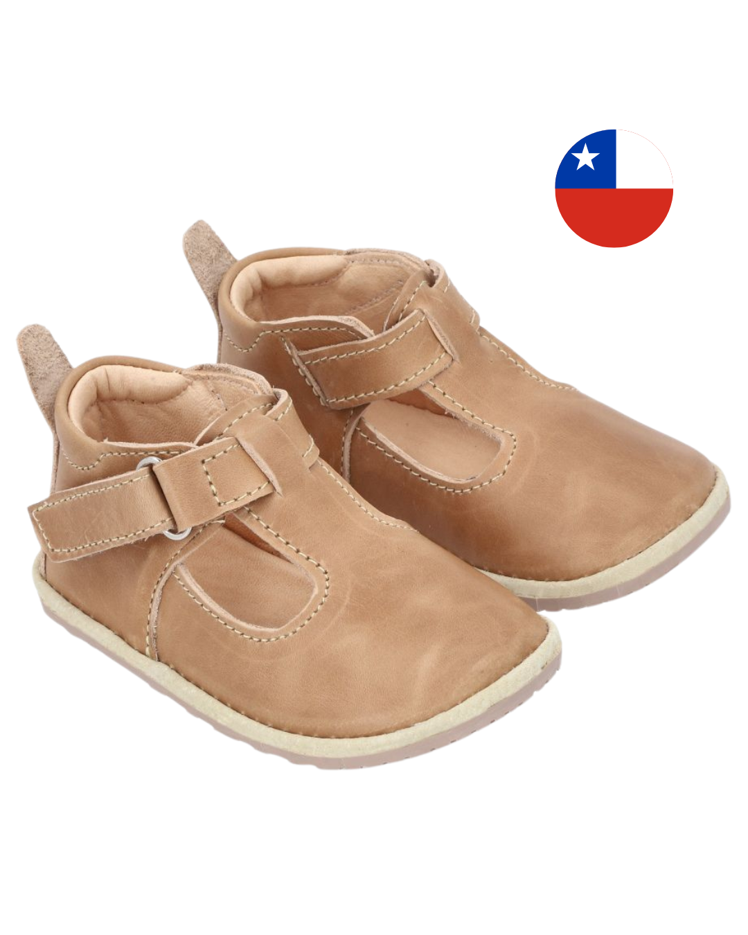 Zapato "Open" Camel - Baby