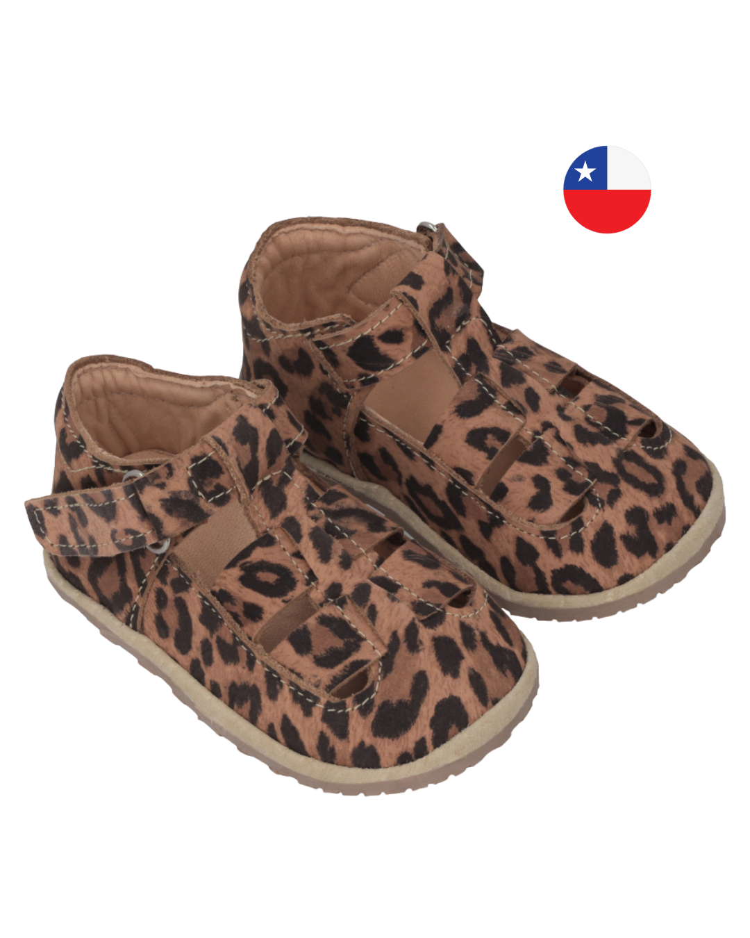 Sandalia Ergonómica Animal Print con velcro - Baby