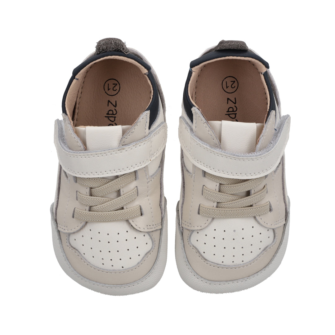 Zapatilla "Fun" Beige con Azul - Baby