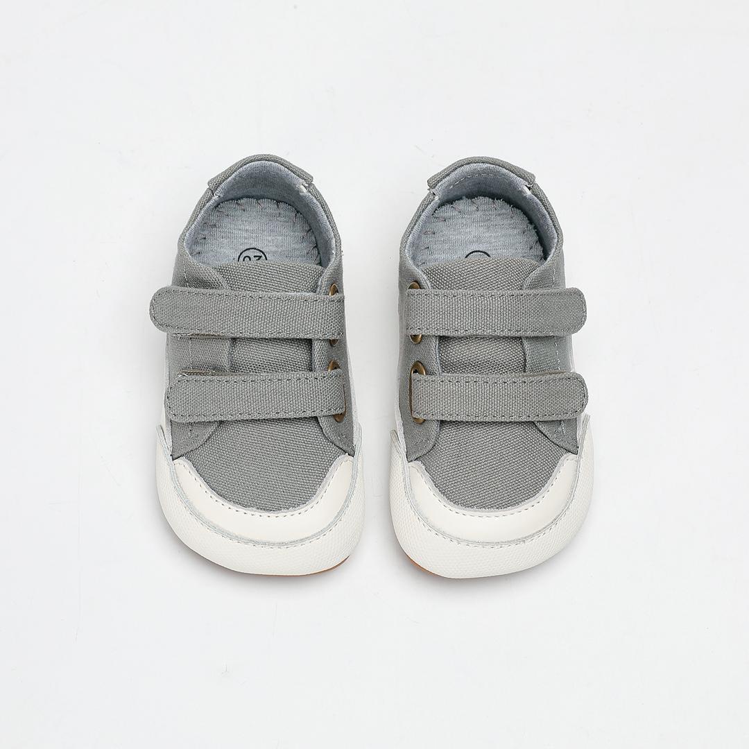 Zapatilla Lona "Fresh" Verde Grisáceo" - Baby