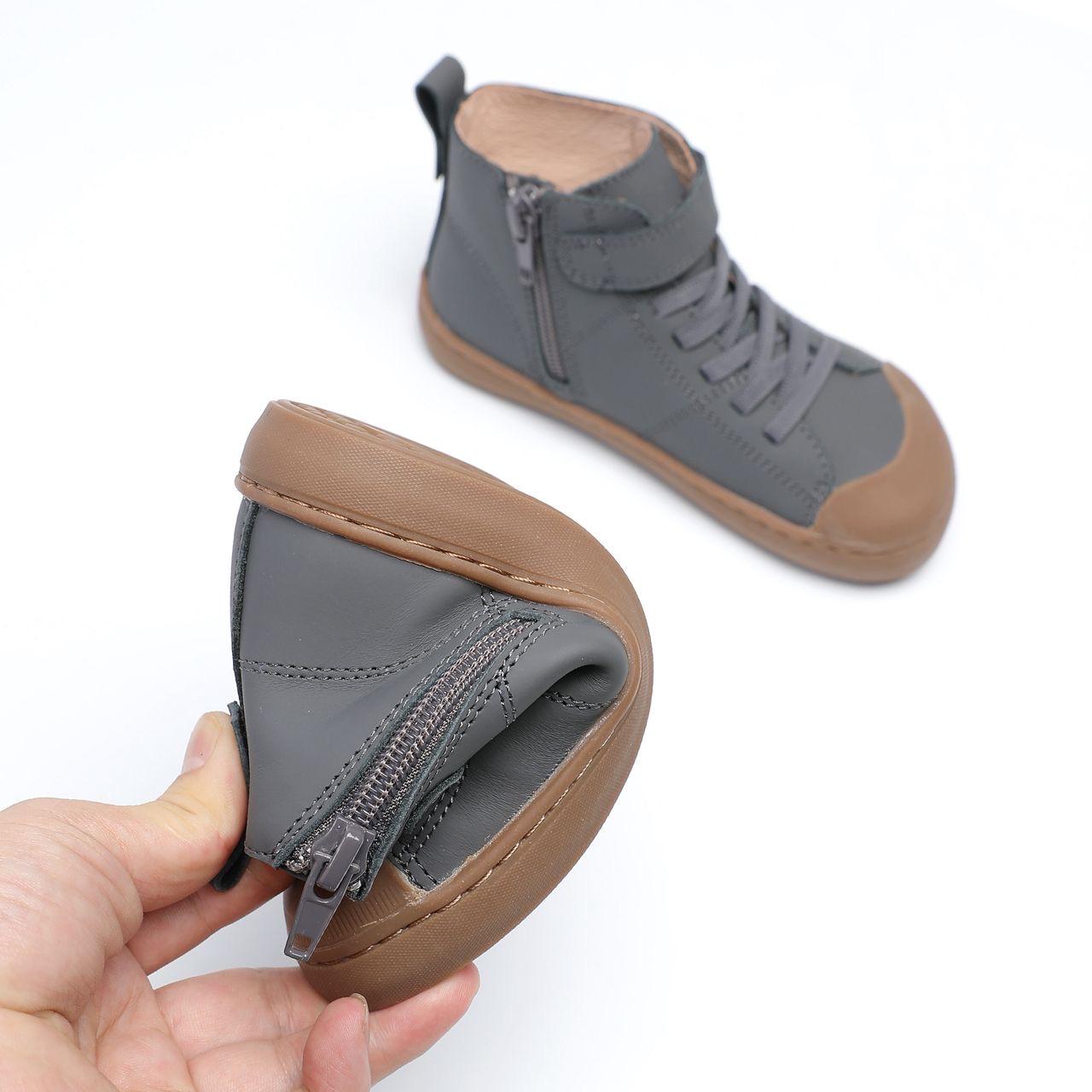 Botín New "Zip" Gris - Toddler