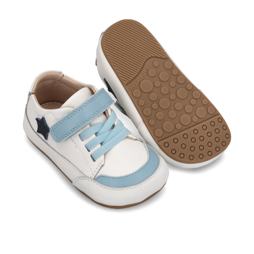 Zapatilla New "Star" Blanca con Estrella Azul - Infant