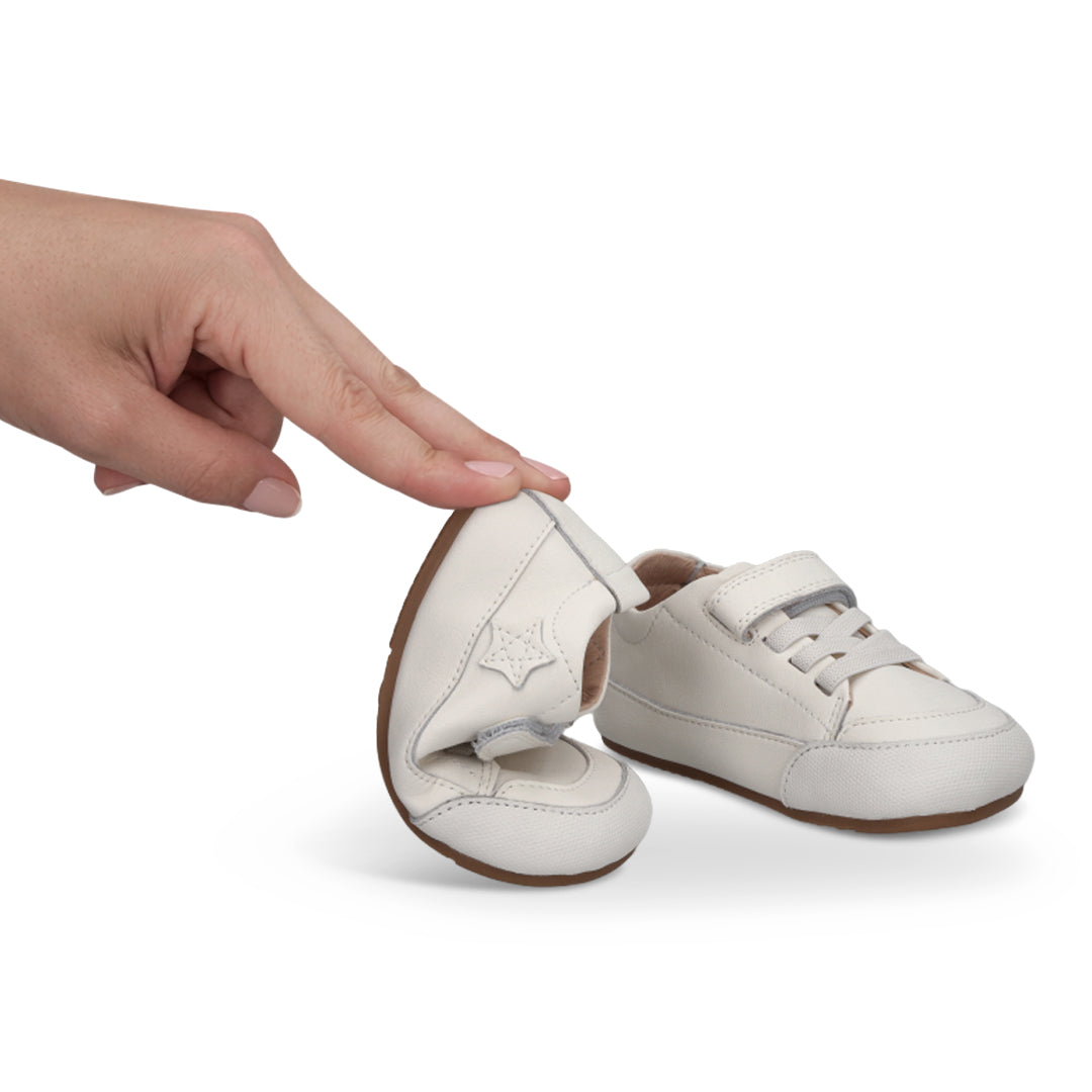 Zapatilla New "Star" Blanca con Estrella Blanca - Infant
