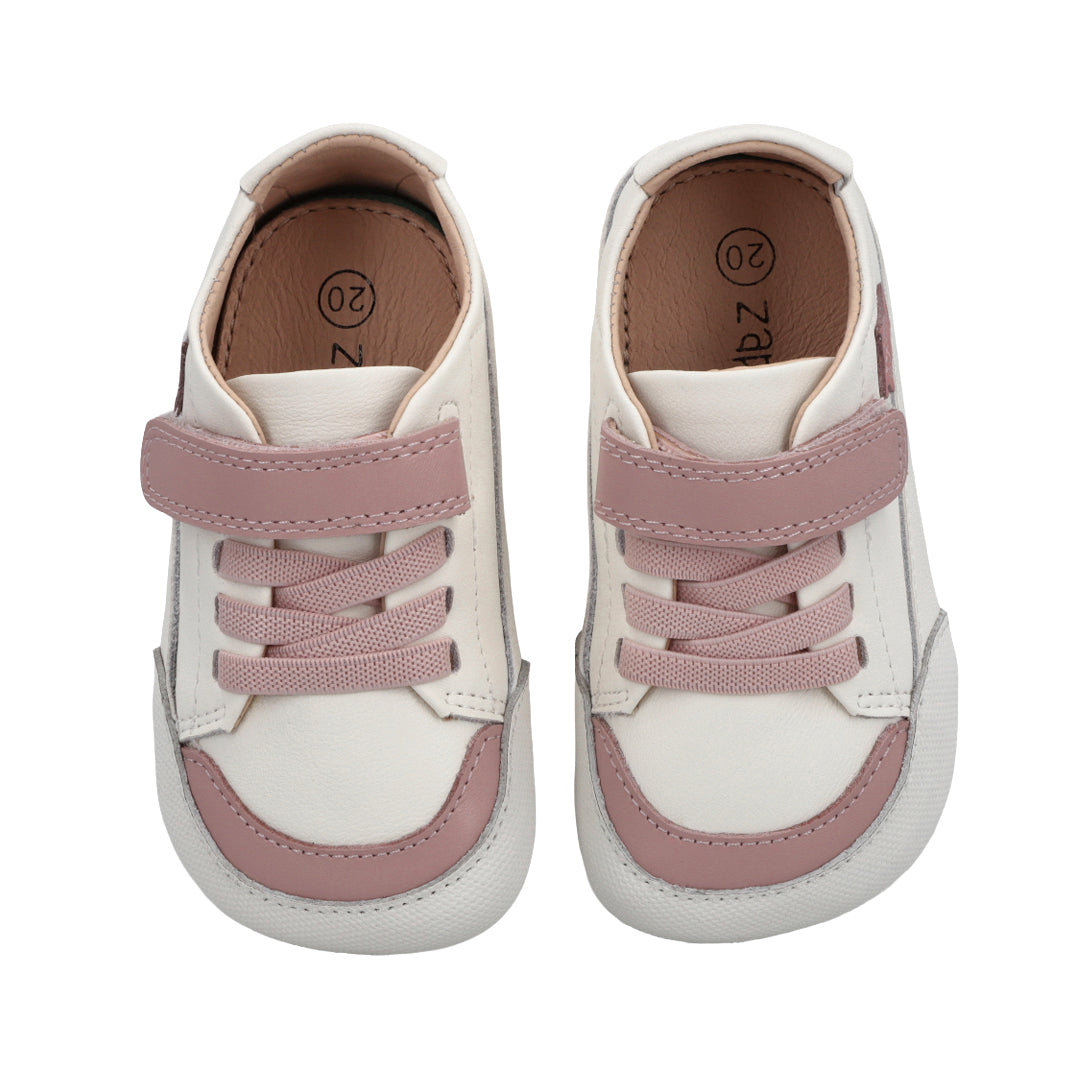 Zapatilla New "Star" Blanca con estrella Rosada - Baby